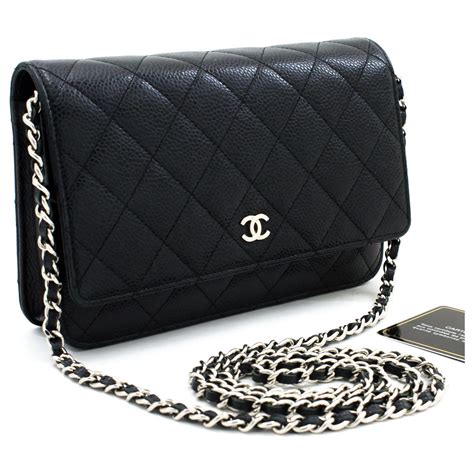 chain chanel wallet|Chanel crossbody wallet on chain.